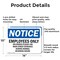 Signmission Employees Only Deliveries Please Use Main OSHA Notice Sign, Aluminum, 14in W x 10in L, 2PK OS-2PACK-NS-A-1014-L-11995 - alternate 6